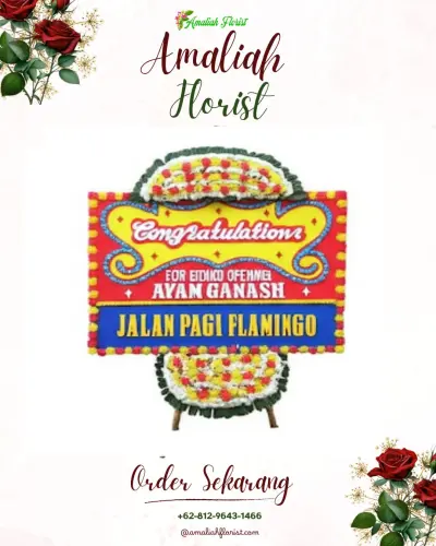 Bunga Papan Congratulation di Situ Ilir